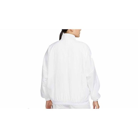 Nike DM6181 100 Women Sz M White Oversized Sportswear Essential Woven Jacket $10 - Picture 2 of 10